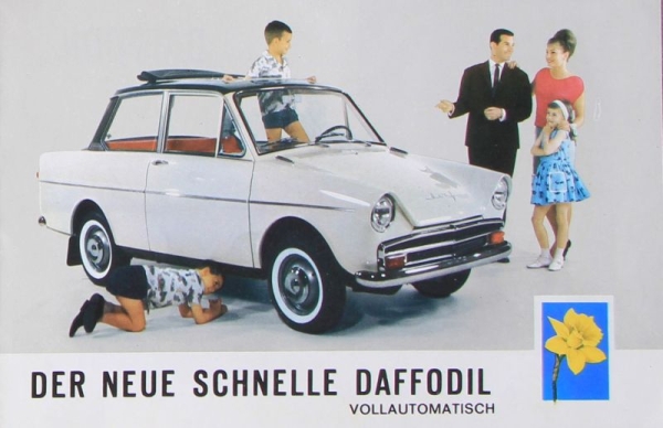 DAF Daffodil Vollautomatisch Modelprogram 1963 Carbrochure (7170)